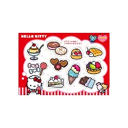Hello Kitty可口的點心嵌入拼圖