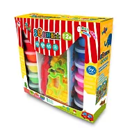 3Q超輕黏土-Enjoy快樂城市(12色)-內附超輕黏土12色+創意模具9件組+ENJOY快樂城市遊戲地圖1張+10個黏土教學