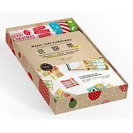 紙膠帶ing限量收藏禮物盒：32種聖誕創意卡片、居家裝飾、布置包裝實作範例，任何節日都能使用的紙膠帶設計提案!