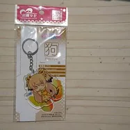 12生肖獸娘 X 台灣水果 狗【木瓜】壓克力鑰匙圈