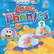 LOVE Phonics 2 The Consonants：認識子音(一書+2CD+1DVD+1海報+1手冊)