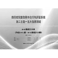 自閉症兒童發展本位行為評量系統-第二主軸-五大發展領域-0-3歲組計分表(內含0-2歲、0-3歲組計分欄)