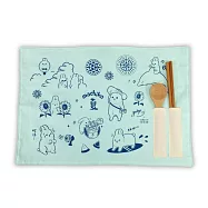 ㄇㄚˊ幾 machiko沁涼夏季限定環保餐墊組(附餐具)