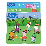 粉紅豬小妹20片拼圖：佩佩學騎車