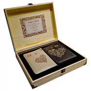 聖經：相知相守婚禮木製雷雕禮盒(2本)