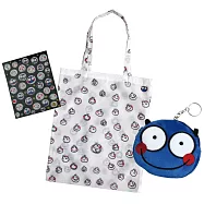 小怪物幫你提：隨身購物袋+零錢包(郭源元原創角色限量周邊)