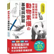 從零開始學會專業繪畫技法：動物素描の基礎與訣竅