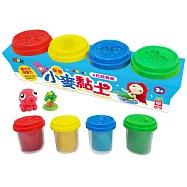 忍者兔安全小麥黏土：4色經典組