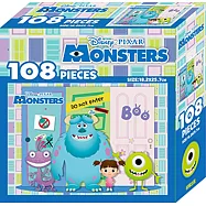 怪獸電力公司 108片盒裝拼圖(A)