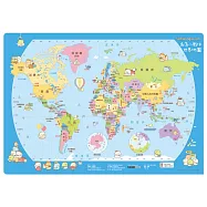 角落小夥伴世界地圖掛圖