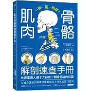 肌肉骨骼解剖速查手冊：一頁一圖一肌群!快速掌握人體7大部位x100個肌肉知識，從健身運動到疼痛修復都能派上用場的實用指南
