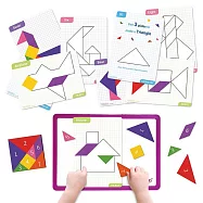 【GiSCOO STEAM系列】磁力七巧板 益智教具組