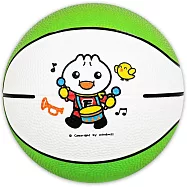 FOOD超人兒童運動籃球：白綠