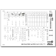 先修評量卷18 大班安親學習評量