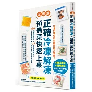 正確冷凍解凍，預備菜快速上桌：【全圖解】330種食材保鮮×33道簡易食譜，鎖住營養美味/零剩食/回家就開飯