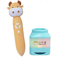 鉑金版64G奶茶牛點讀筆/音樂充電筆座典藏版