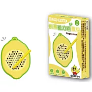 吉波鳥隨身造型 創意磁力珠畫板-檸檬