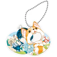 雙層壓克力吊飾《特殊傳說》內有惡犬