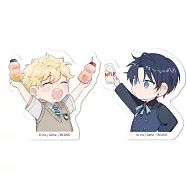 碰杯造型防水貼紙包《格雷森家，禁止異能魔法!》安東尼&菲爾