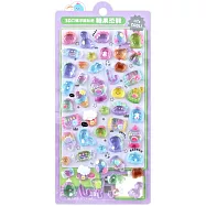 3D立體浮雕貼紙-糖果恐龍：立體造型趣味可愛，讓你發揮創意，想貼哪，就貼哪