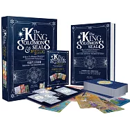 所羅門王的密印：啟動符印密碼，掌握44個顯化夢想的星陣法符(含44張全彩燙銀密印卡+密印占卜解說手冊+燙銀絲絨卡牌隨身袋+5張隨身護符小卡+進階密印功能與啟動密碼書籍+銀箔印刷收藏精裝盒)