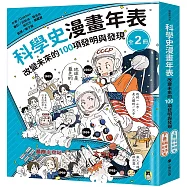 「科學史漫畫年表：改變未來的100項發明與發現」系列(共2冊)：(上冊)宇宙・生命・知識篇+(下冊)發明・社會・生活篇