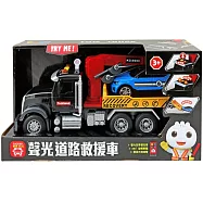 FOOD超人擬真聲光道路救援車：讓孩子在玩樂中學習的聲光慣性工程車來了