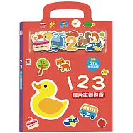 123厚片磁鐵遊戲(內含51個加厚磁鐵配件+5個遊戲場景)