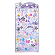 3D水晶浮雕貼紙-淘氣小貓