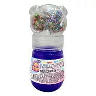 閃亮泡泡泥：珠光紫：(紫色泡泡泥+奇幻亮片+彩虹珠珠+水果軟陶)