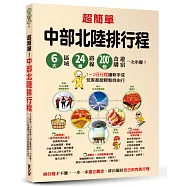 超簡單!中部北陸排行程：6大區域x 24條路線x200+食購遊宿一次串聯!1~2日行程讓新手或玩家都能輕鬆自由行