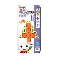 FOOD超人鑽石磁力片20pcs-趣味森林