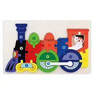 火車造型幾何拼板