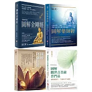 【張宏實圖解四合經願力套書】(四冊)：《圖解金剛經【暢銷經典版】》+《圖解藥師經》+《圖解阿彌陀經》+《圖解觀世音菩薩普門品》