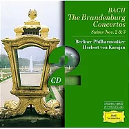 Bach: 6 Brandenburg Concertos ; 2 Orchestral Suites, BWV 1067+1068 / Herbert von Karajan & Berliner Philharmoniker(J.S.巴哈：6首布蘭登堡協奏曲 ; 2首管弦樂組曲, BWV 1067+1068 / 卡拉揚指揮柏林愛樂管絃樂團)