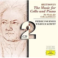 貝多芬：大提琴奏鳴曲 ; 3首變奏曲 / 傅尼葉，肯普夫(Beethoven : Cello Sonatas Nos.1+2, Op.5 & Nos.1+2, Op.69 & 102; Variations etc./ Pierre Fournier · Wilhelm Kempff)