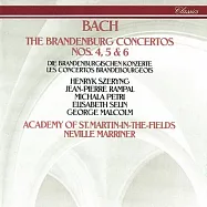 Bach, J.S.: Brandenburg Concertos Nos.4, 5 & 6 / Academy of St. Martin in the Fields, Sir Neville Marriner(巴哈：第四、五、六號布蘭登堡協奏曲 / 馬利納 指揮 聖馬丁學會管弦樂團)