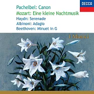 帕海貝爾：卡農；阿爾比諾尼：慢板；莫札特：小夜曲K525；海頓：小夜曲；貝多芬：小步舞曲 / 義大利音樂家合奏團(Pachelbel: Canon, Albinoni: Adagio; Mozart: Eine kleine Nachtmusik; Haydn: Serenade, Beethoven: Minuet in G)