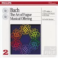 Bach : The Art of Fugue ; Musical Offering / Marriner(巴哈 : 賦格的藝術 ; 音樂奉獻 / 馬利納 (指揮) 聖馬丁學院管弦樂團)
