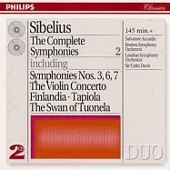 Sibelius: Complete Symphonies Vol.2 ; Violin Concerto / Accardo / Davis(西貝流士：交響曲全集 第二集 ; 小提琴協奏曲 / 阿卡多 (小提琴) / 戴維斯(指揮) 倫敦交響樂團)