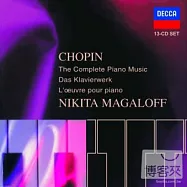 Chopin: The Complete Piano Music - 13CDs Boxset / Nikita Magaloff, piano(蕭邦：鋼琴作品全輯 (13CD) / 馬加洛夫，鋼琴)
