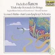 Pachelbel：Kanon、Tchaikovsky：Serenade(帕海貝爾：卡農、柴可夫斯基：小夜曲)