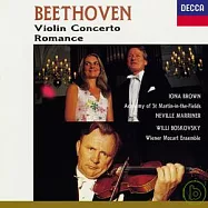 貝多芬：小提琴協奏曲、F大調浪漫曲 / 布朗/馬利納(Beethoven: Piano Concerto, Romance)