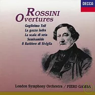 羅西尼：序曲集-威廉.泰爾、絹絲樓梯、塞維里亞的理髮師、賽米拉密德、鵲賊 / 倫敦交響樂團(Rossini Oversures: Guglielmo Tell, La Gazza Ladra, La Scala di Seta, Semiramide, Il Barbiere di siviglia / London Symphony Orchestra)