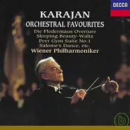 Karajan Orchestral Favourites: Die Fledermaus Overture/ Sleeping Beauty Waltz/ Peer Gynt Suite No.1/ Salome’s Dance, ect(卡拉揚管弦樂精選：睡美人、胡桃鉗、皮爾金、蝙蝠、莎樂美的七紗舞、唐璜、悲劇序曲)