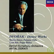 德弗札克：舞曲集 - 斯拉夫舞曲、布拉格圓舞曲、波蘭舞曲、波卡舞曲、捷克組曲 / 杜拉第 & 底特律交響樂團(Dvorak: Dance Works - Slavonic Dances, Polonaise Polka, Czech Suite, Prague Waltzes / Antal Dorati & Detroit Symphony Orchestra)