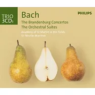 Bach: Brandenburg Concertos ; The Orchestral Suites etc. / Neville Marriner & Academy of St Martin in the Fields(巴哈：布蘭登堡協奏曲全集 ; 四首管弦樂組曲 / 馬利納指揮聖馬丁學院管弦樂團)