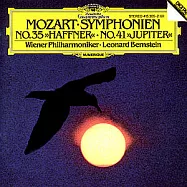 Mozart：Symphonien No. 35 Haffner ; No. 41 Jupiter / Leonard Bernstein & Wiener Philharmoniker(莫札特：第卅五號交響曲《哈夫納》; 第四十一號交響曲《朱彼得》/ 伯恩斯坦 指揮 維也納愛樂管弦樂團)