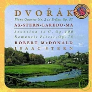 Dvork: Piano Quartet No. 2 in E-flat, Op. 87, Sonatina in G, Op. 100, Romantic Pieces, Op. 75 / Ax, Stern, Laredo, Ma(德弗札克：鋼琴四重奏、小提琴小奏鳴曲、小提琴浪漫曲 / 艾克斯(鋼琴)、史坦(小提琴)、拉瑞多(中提琴)、馬友友(大提琴)、麥道納(鋼琴))