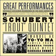 舒伯特：鱒魚五重奏、阿貝鳩奈奏鳴曲【新郵報版】/ 艾克斯(鋼琴)、馬友友(大提琴)、芭芭拉.邦妮(女高音) etc.(Schubert: "Trout" Quintet / Emanuel Ax, Yo-Yo Ma, Pamela Frank, Rebecca Young, Edgar Meyer, Barbara Bonney)